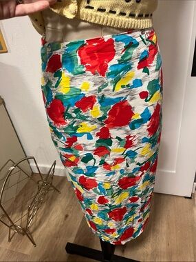 Vintage 80’s Forenza rayon pencil skirt